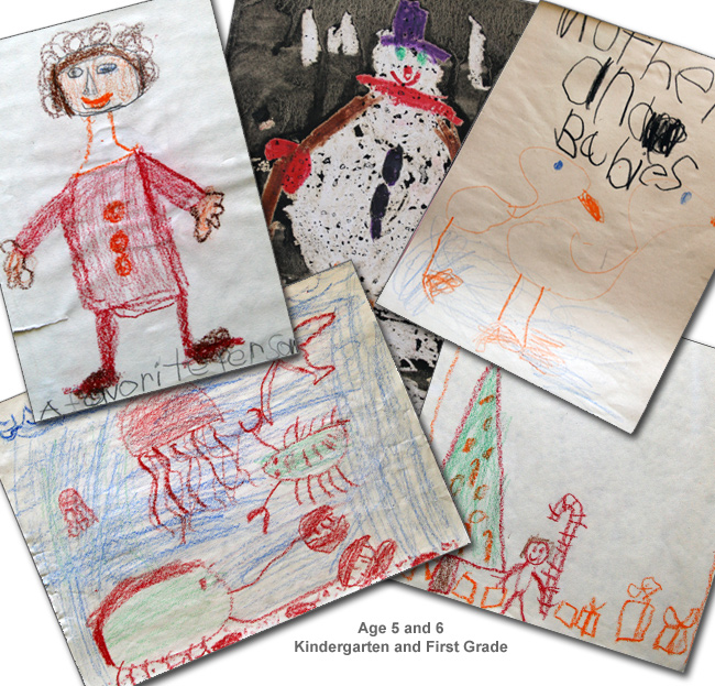 young cartoonist portfolio age 5 and 6